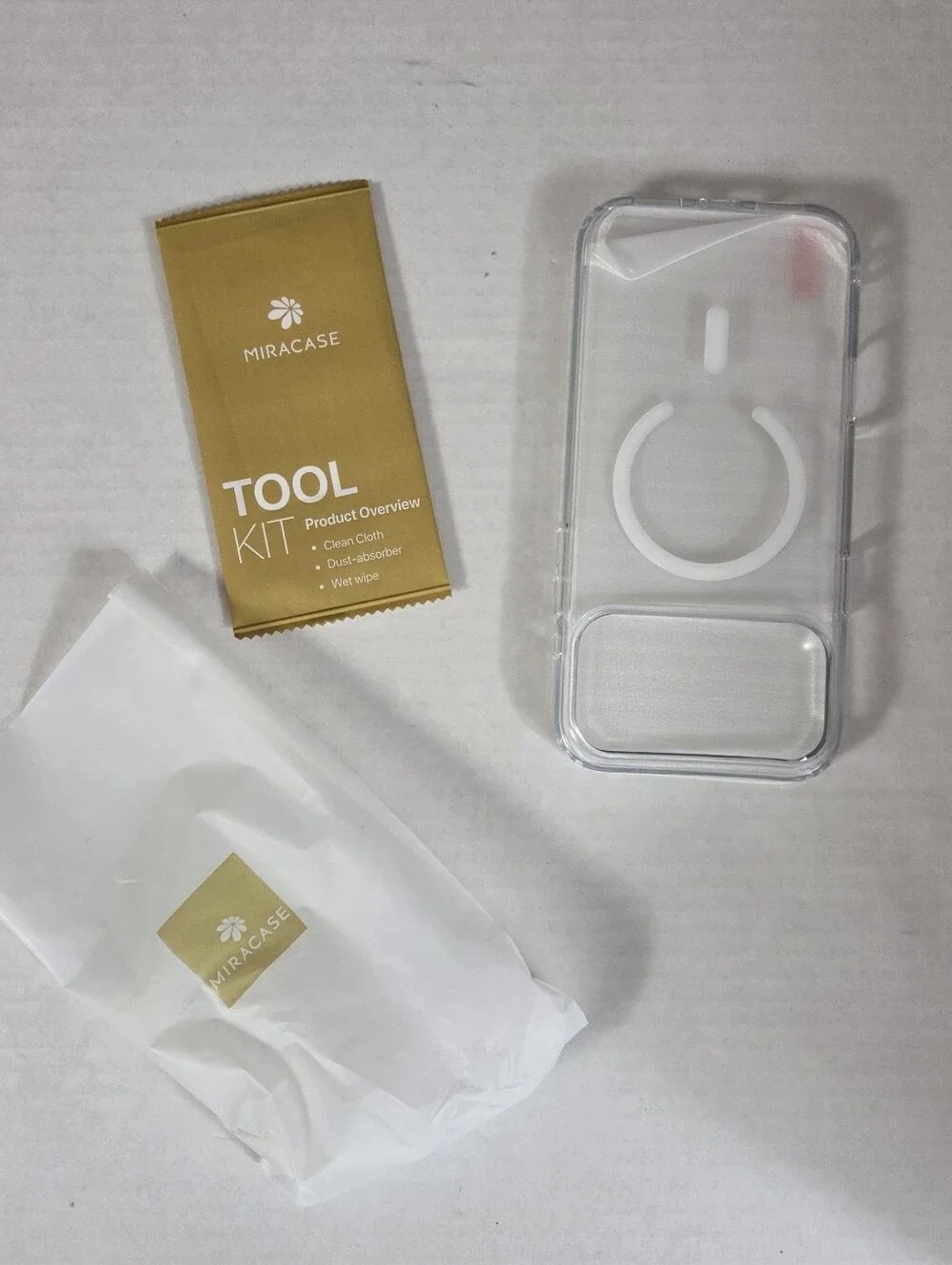 🔥4/$20 Miracase iPhone 17 Pro Cell Max Phone Case NEW -White/Clear -Magnetic